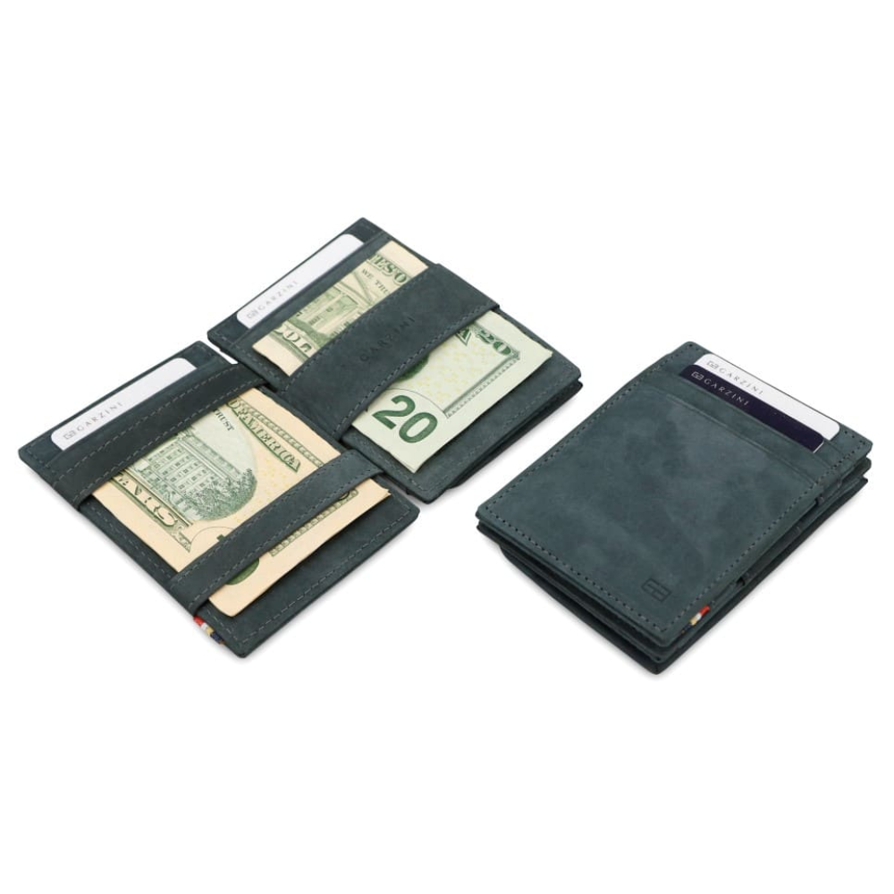 Garzini / Hunterson Essenzial Coin Magic Wallet 7 Cards - Carbon Black