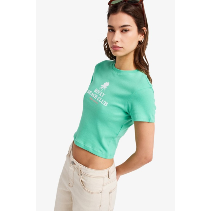 Roxy Beach Love T-Shirt - Grün GHM0