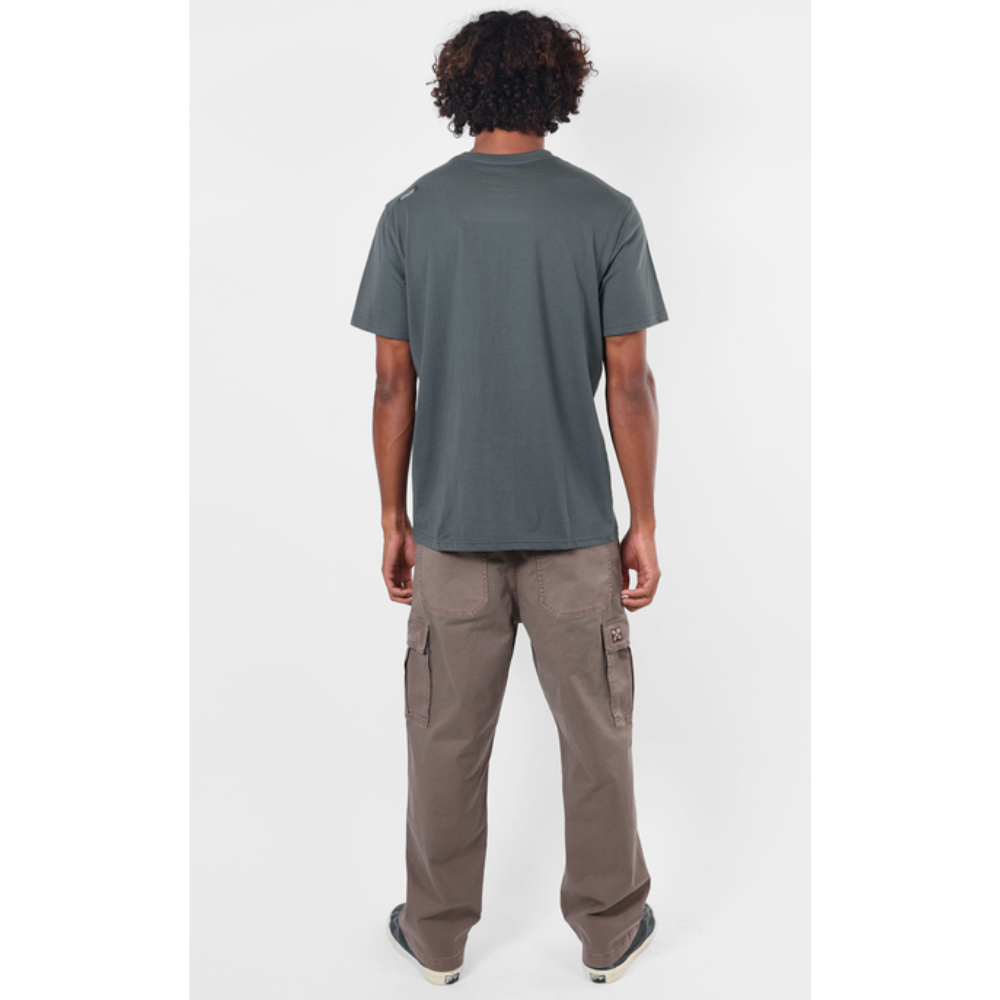Oxbow Tebaz T-Shirt - Pewter Dunkel Grün