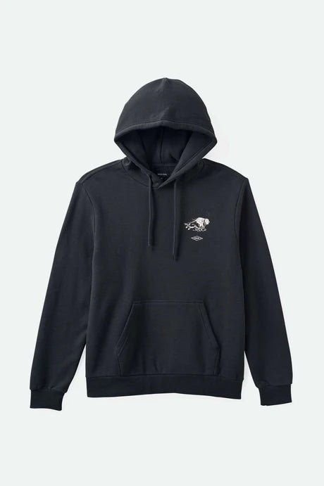 Brixton Charging Buffalo Hoodie - Black