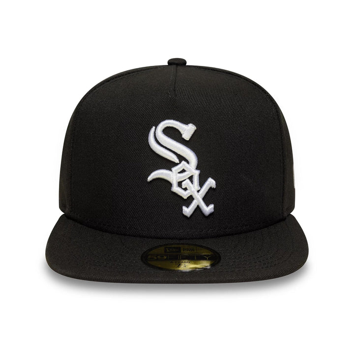 New Era 72845 Chicago White Sox MLB 59FIFTY A-Frame Fitted Cap -Black White