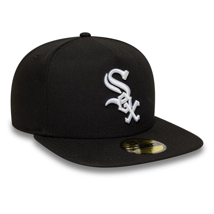 New Era 72845 Chicago White Sox MLB 59FIFTY A-Frame Fitted Cap -Black White