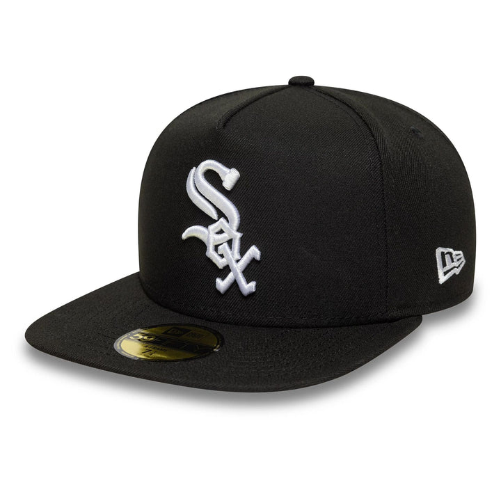New Era 72845 Chicago White Sox MLB 59FIFTY A-Frame Fitted Cap -Black White