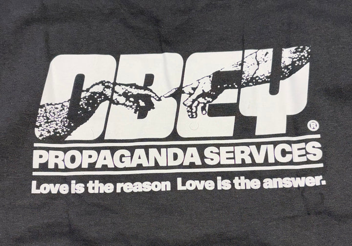 Obey Propaganda Service T-Shirt - Vintage Black
