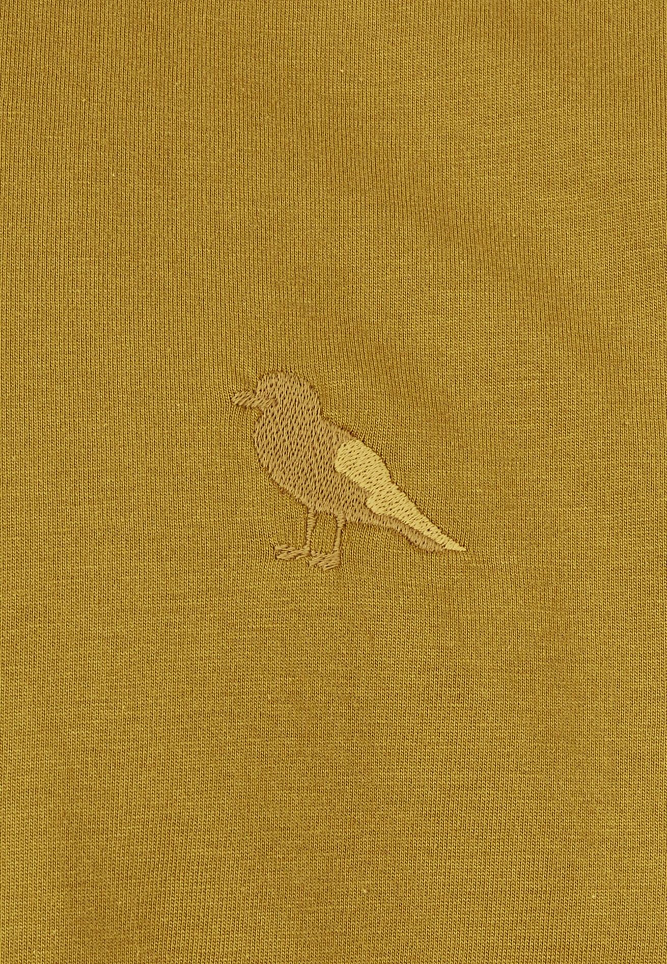 Cleptomanicx Embro Gull Mono Boxy T-Shirt - Golden Brown