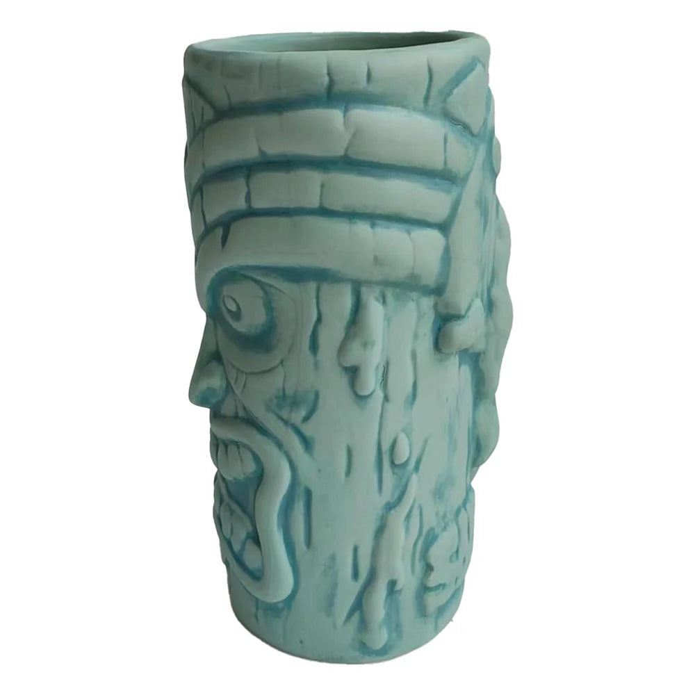Santa Cruz Roskopp Tiki Ornament Becher - Off Blue Patina