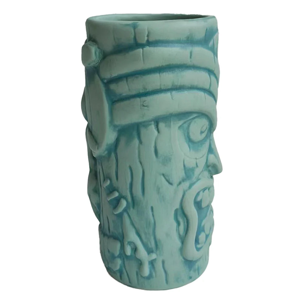 Santa Cruz Roskopp Tiki Ornament Becher - Off Blue Patina