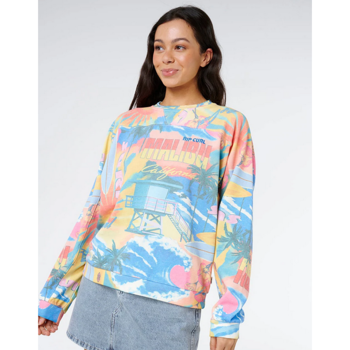 Ripcurl Surf Side Relaxed Sweat  - Multi