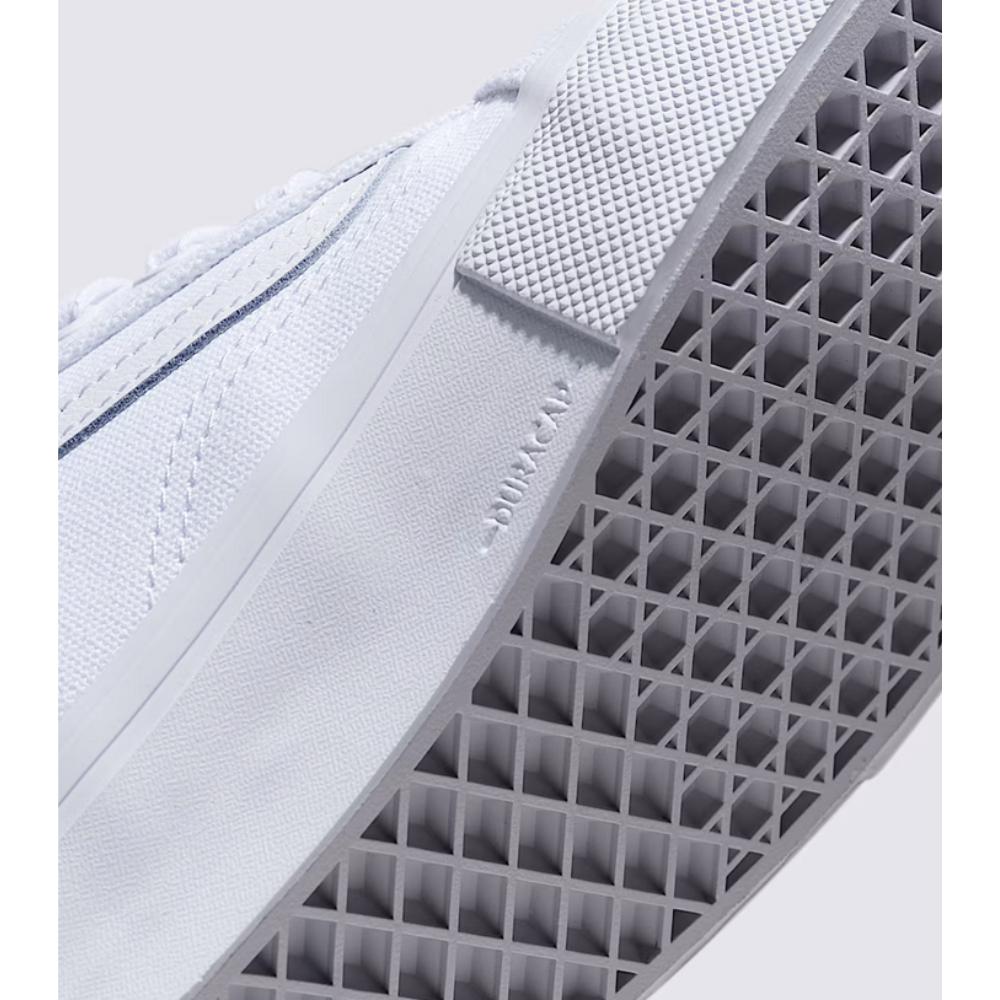 Vans Old Skool Canvas Skate Shoe - True White