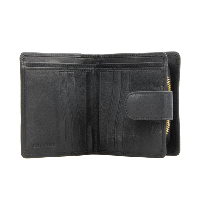 Garzini / Hunterson Donna Envelope Compact Wallet Coin - Black