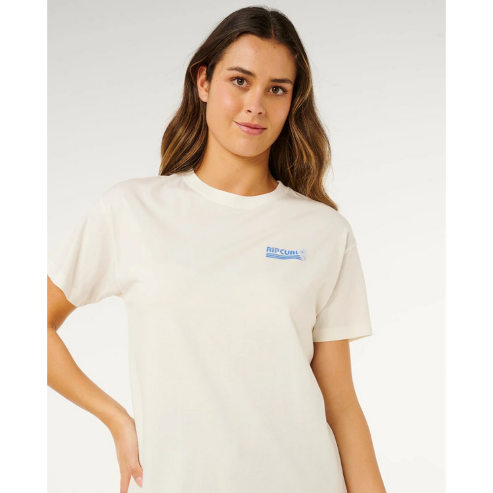 Ripcurl T-Shirt Ocean Break Relaxed - Bone