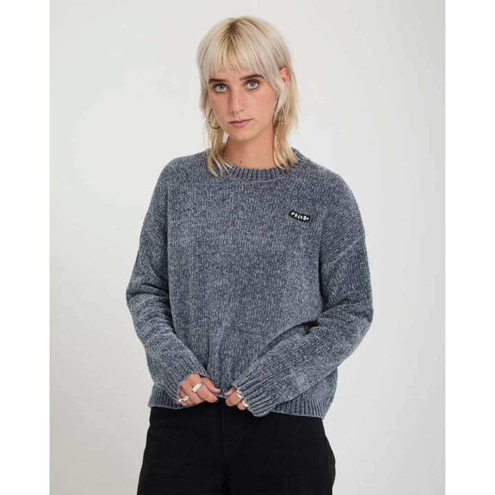 Volcom Bubble Tease Pullover - Storm Blue