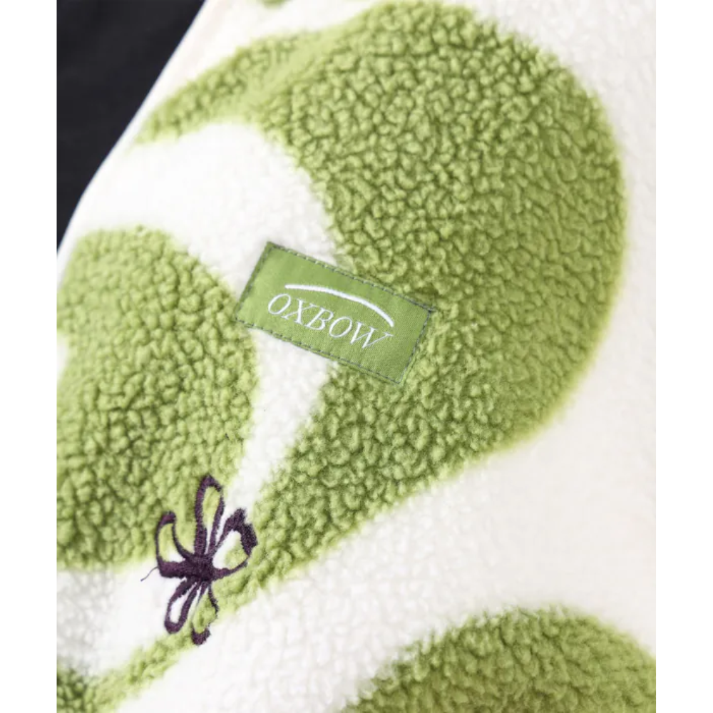 Oxbow Polar fleece WARPY - Green Juice