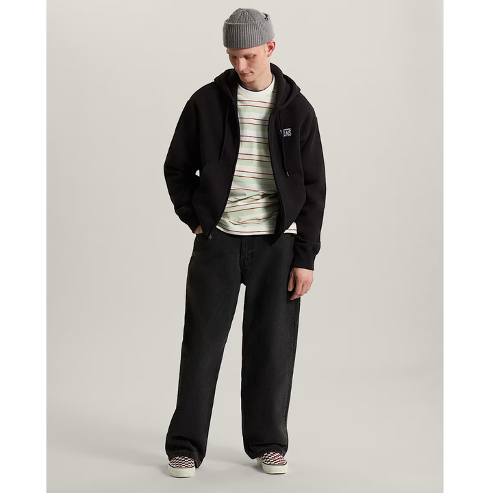 Vans Strech Logo Zip Hoodie - Black
