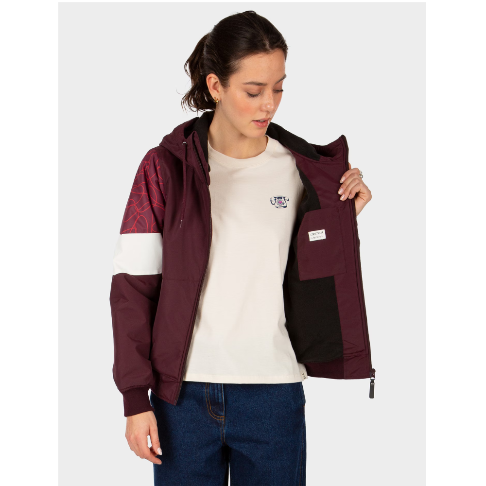 Iriedaily Blotchy Jacket - Wine
