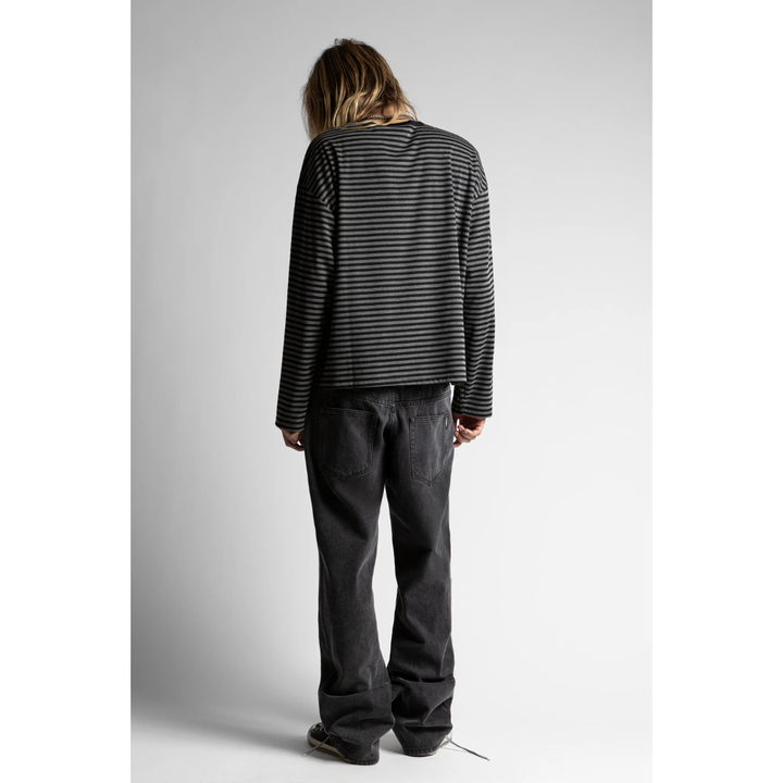 Wasted Paris T-Shirt Manches Longues World Sucks - Grey