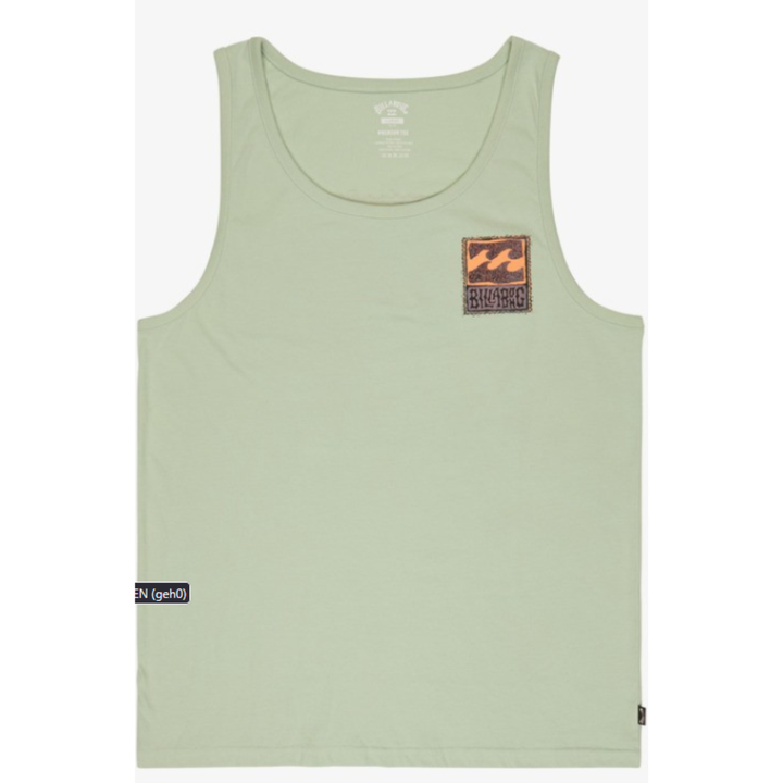 Billabong Stamp Tank Top - Vintage Green