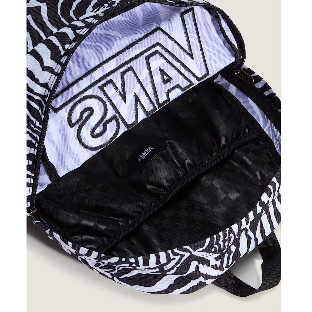 VANS Old Skool Drop V RUCKSACK - BLACK WHITE Zebra