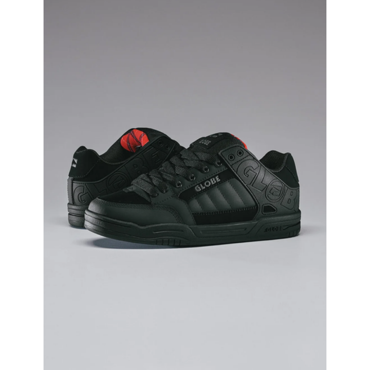 Globe Tilt Shoe - Black Red Tarta