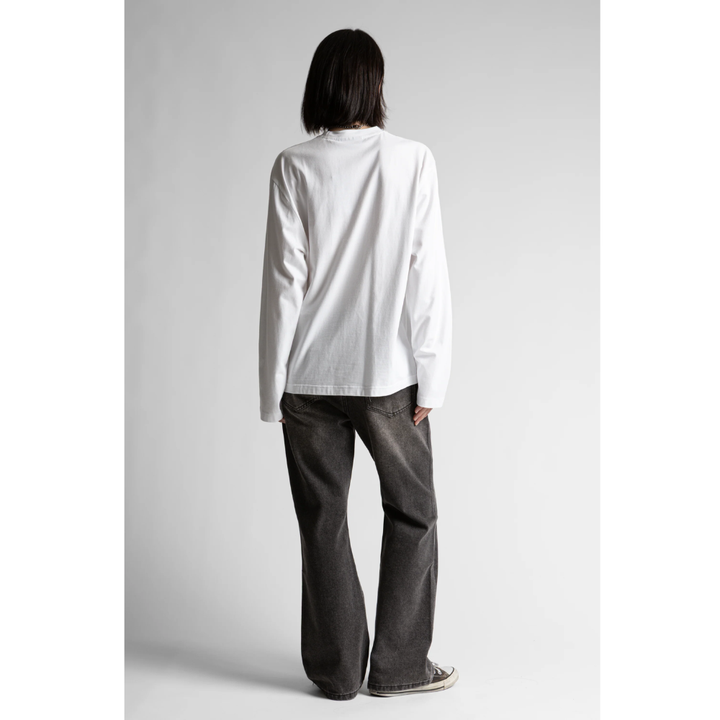 Wasted Paris T-Shirt Manches Longues Faith - Black/White