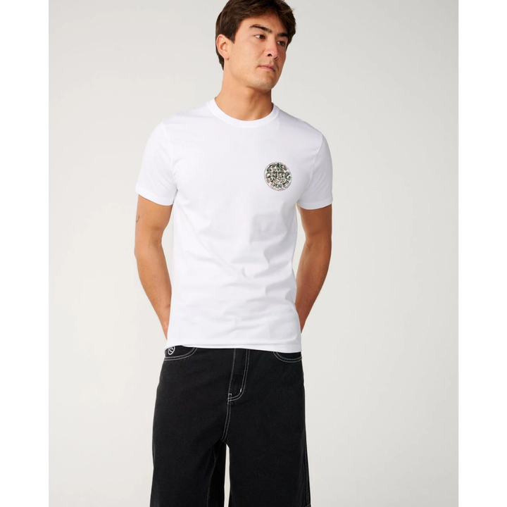 Ripcurl Wettie Passage Icon Standard Tee - White