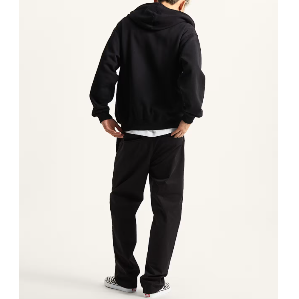 Vans Left Chest 2 Oversized Zip Hoodie - Black