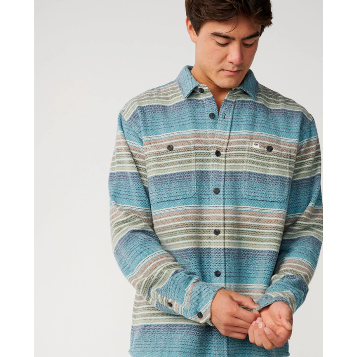 RipCurl Flanellhemd Classic Surf Baja - Blau