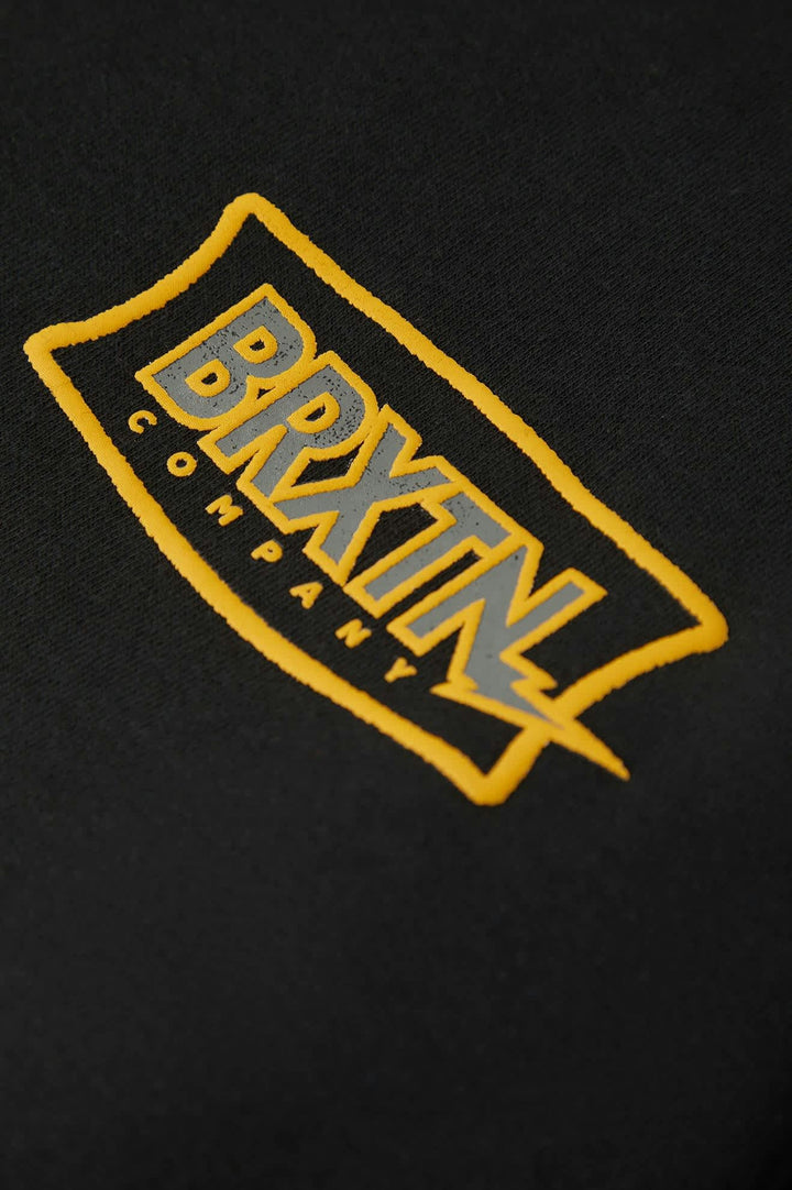 Brixton Lightening Crew Sweatshirt -  Black