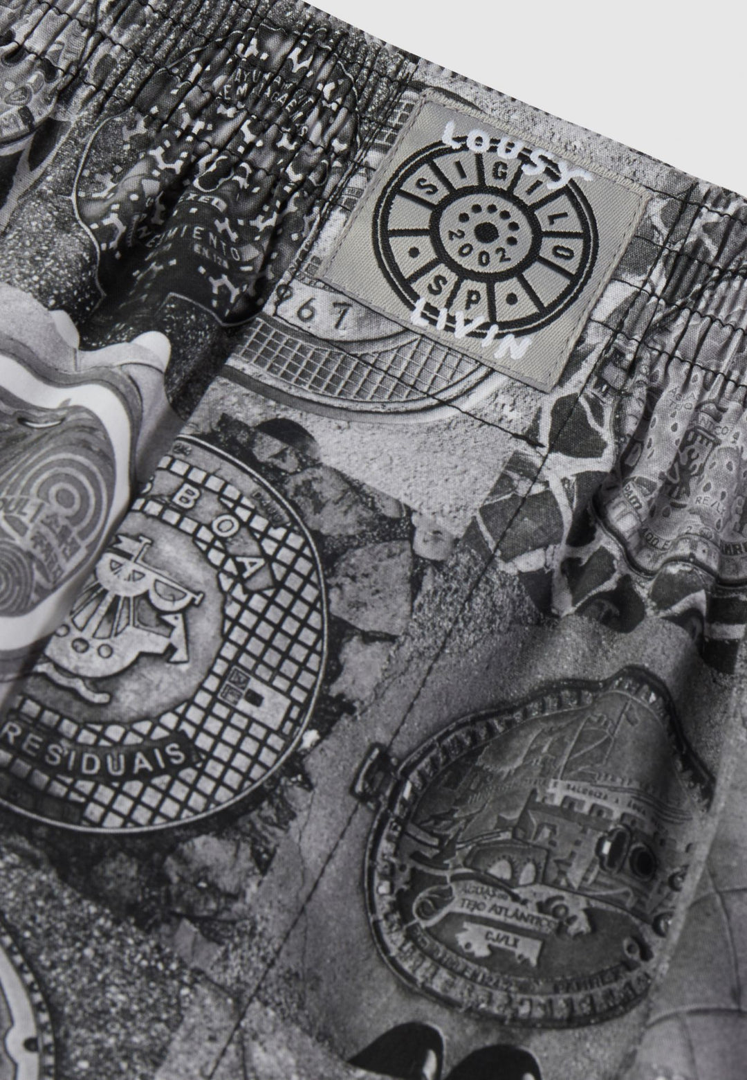 Lousy Livin CLEPTOMANICX Boxershort - Sigilo x White Grey