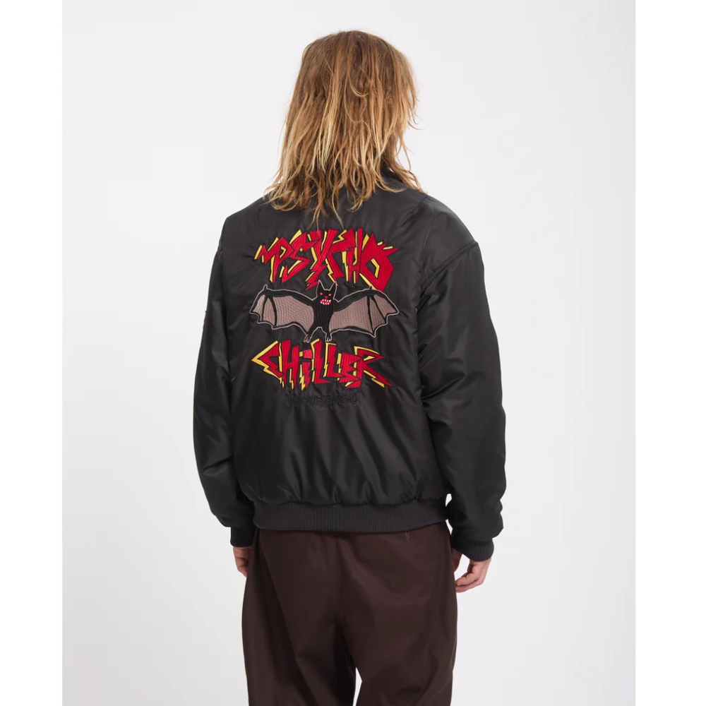 Volcom Ozzy Wendbare Bomberjacke - Black