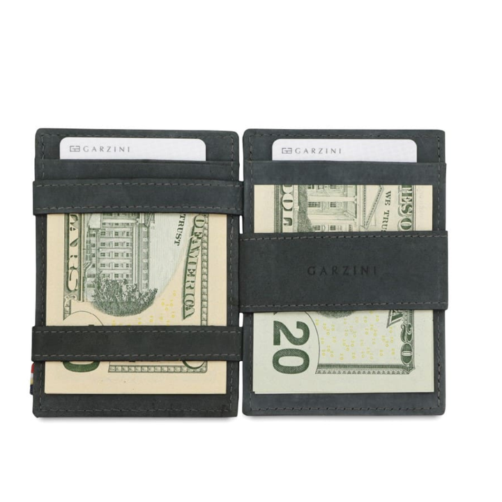 Garzini / Hunterson Essenzial Coin Magic Wallet 7 Cards - Carbon Black