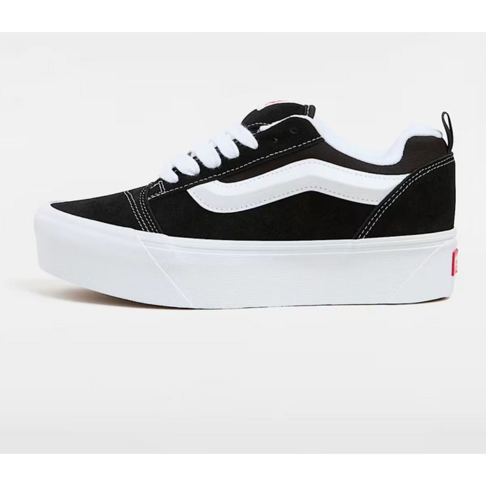Vans Knu Stack Plateau Schuhe - Black / White