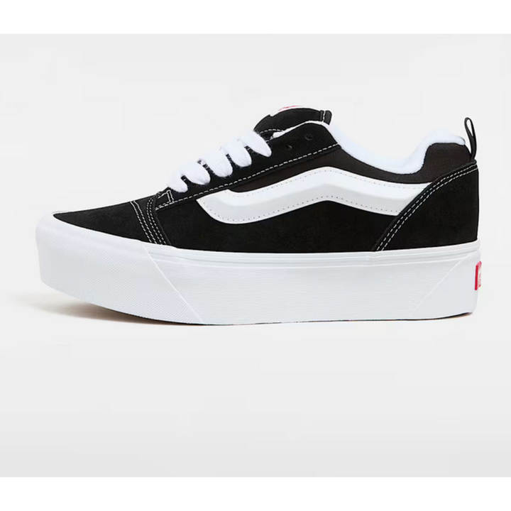 Vans Knu Stack Plateau Schuhe - Black / White