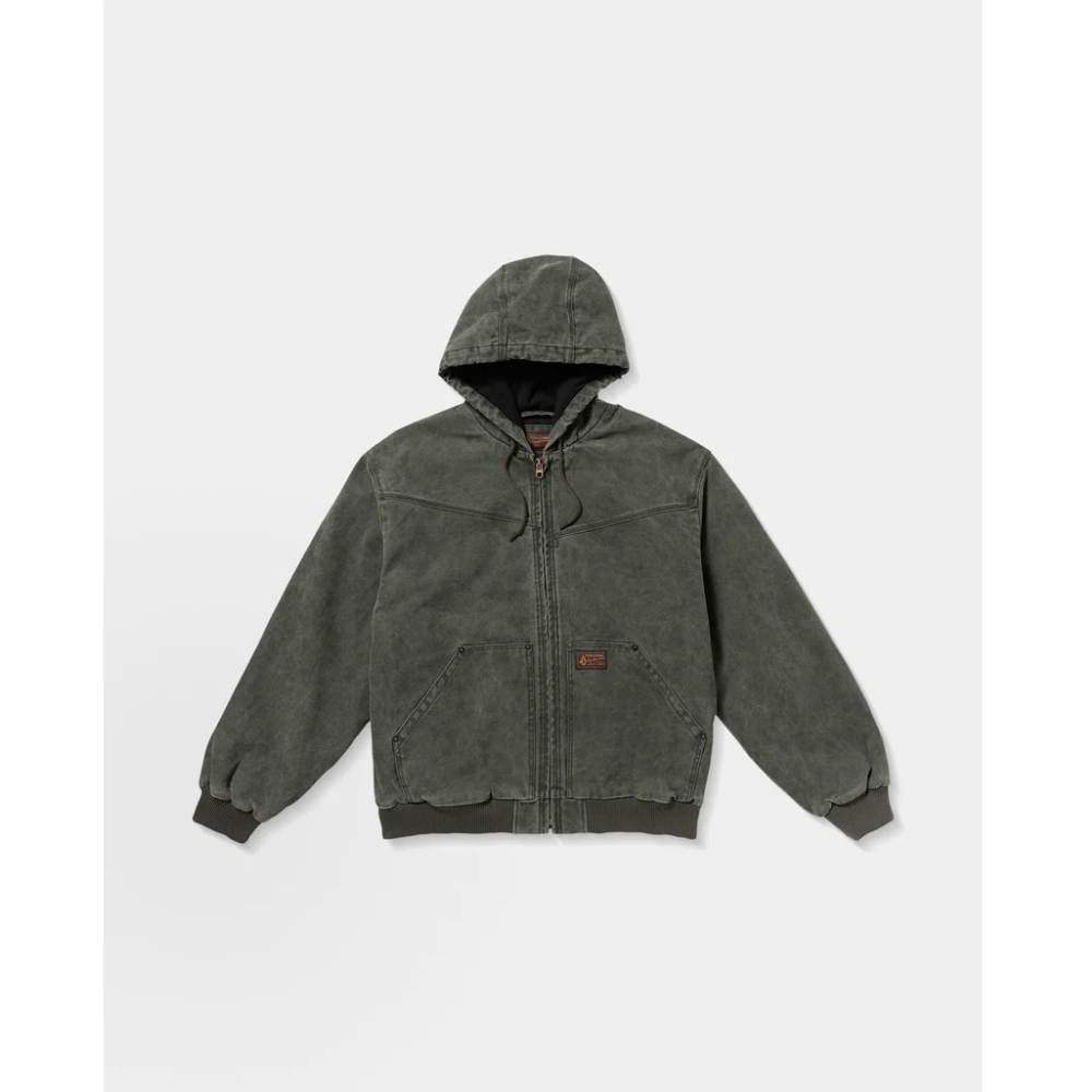 Volcom Hamilstorm Jacke - Rinsed Black Olive