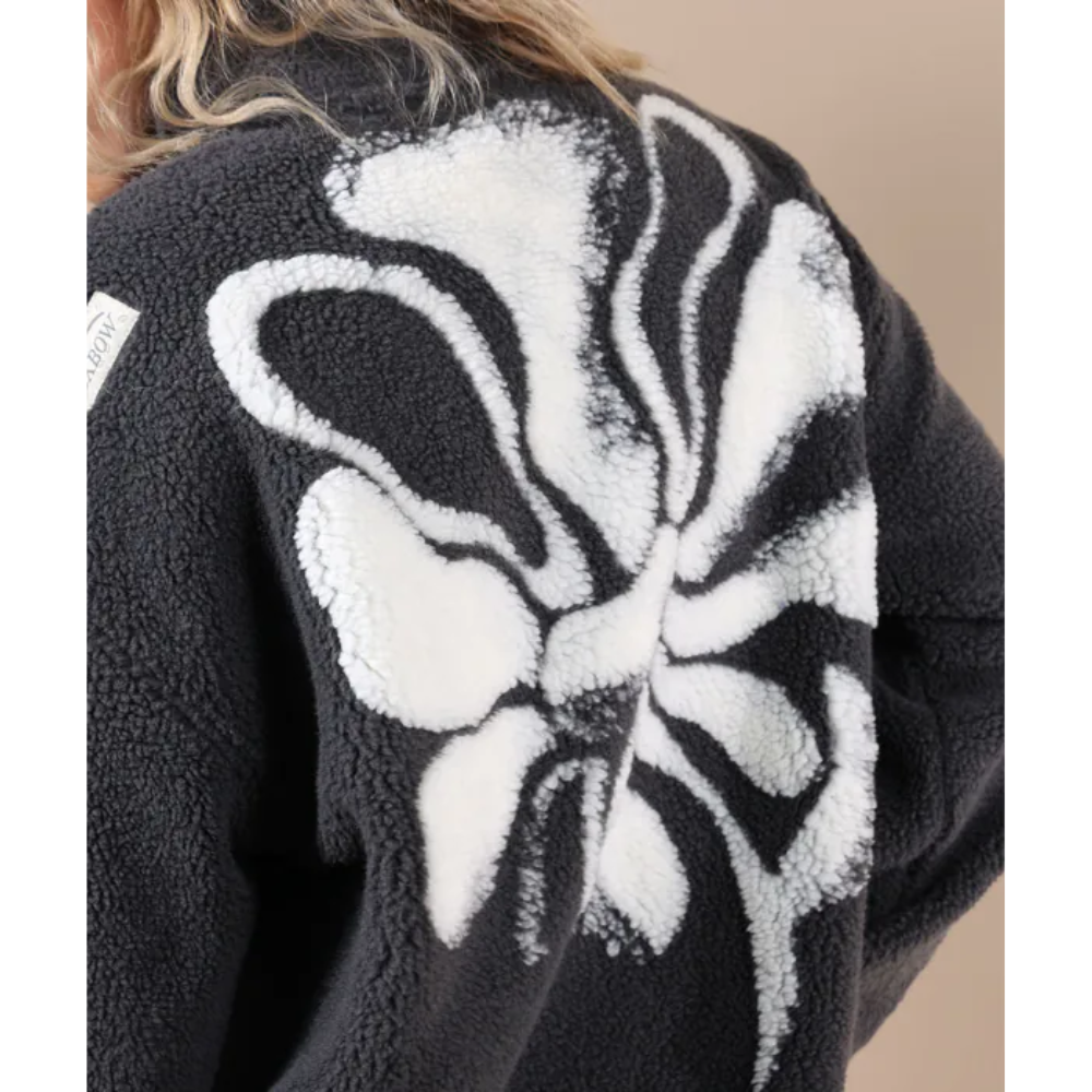 Oxbow Polar fleece WARPEDFLO - Black/White