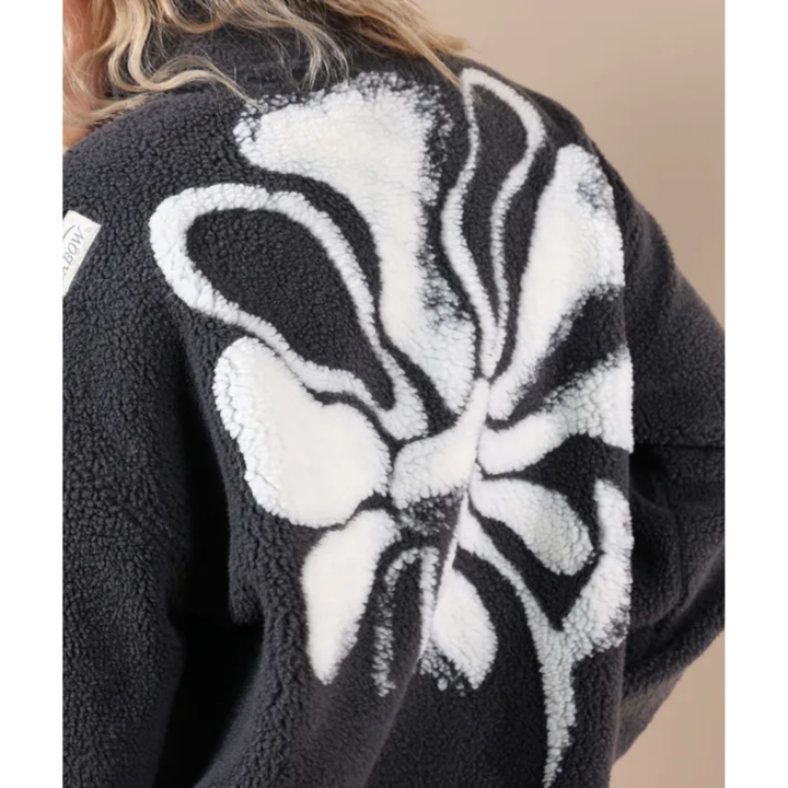 Oxbow Polar fleece WARPEDFLO - Black/White