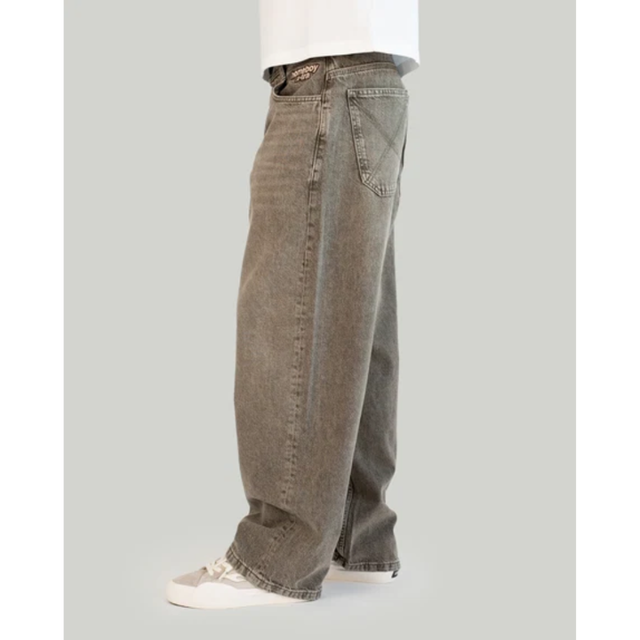 HomeBoy  Monster BAGGY Jeans Dye Denim - Khaki
