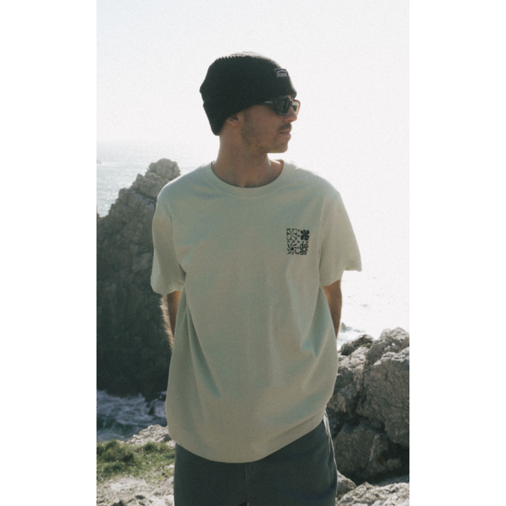 Oxbow Sunrays T-Shirt - Foam Grey Mint