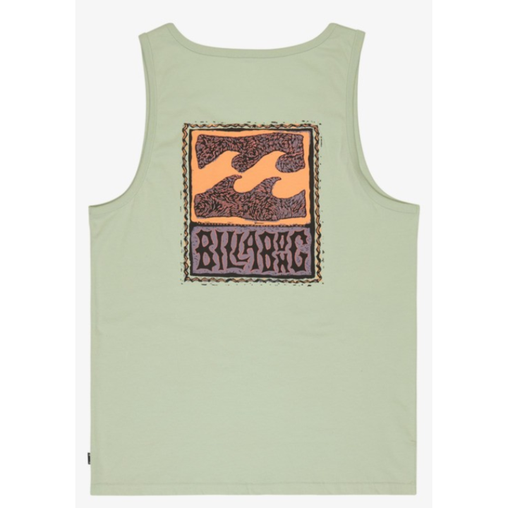 Billabong Stamp Tank Top - Vintage Green