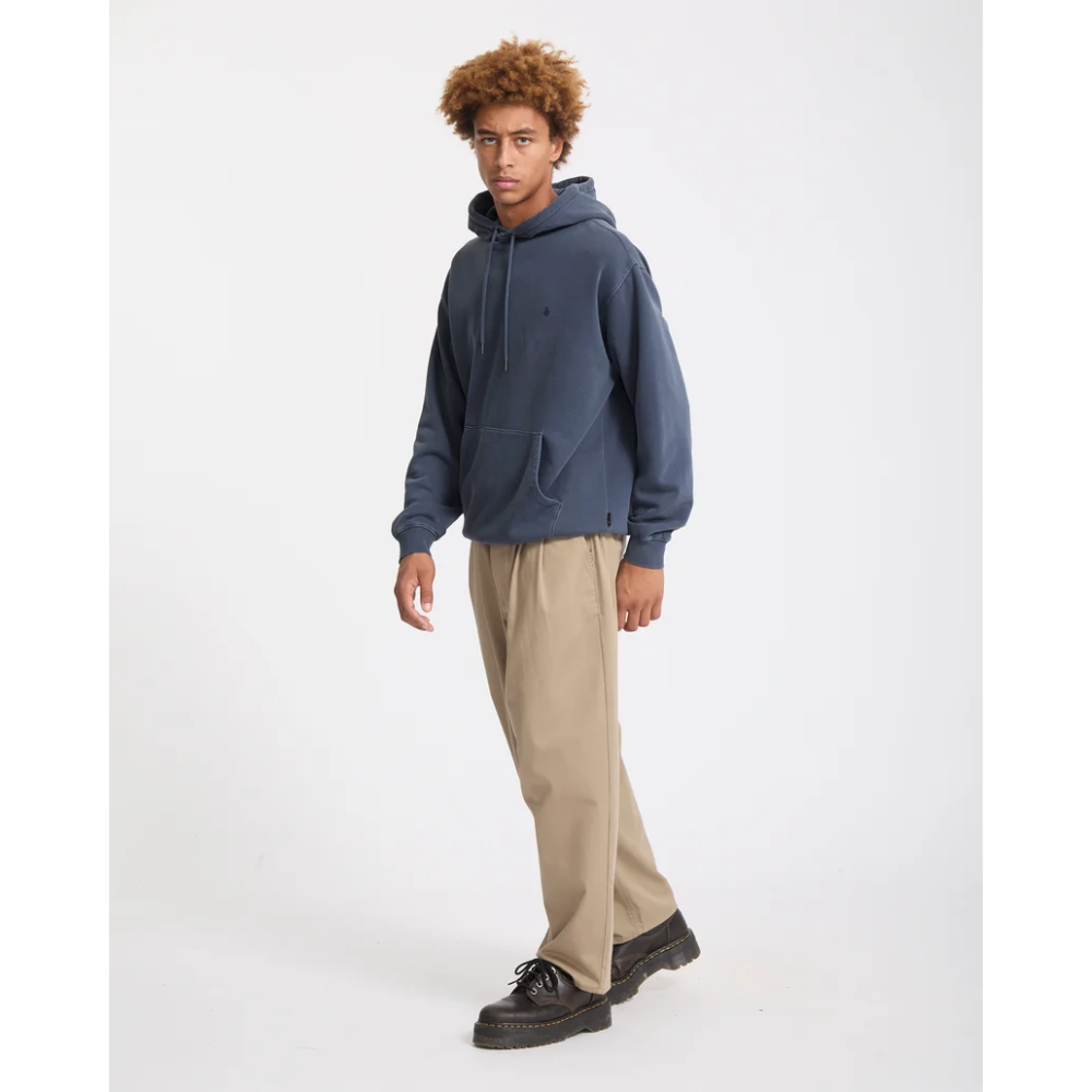 Volcom SINGLE STONE PW PO Hoodie  - SRB Rinsed Black