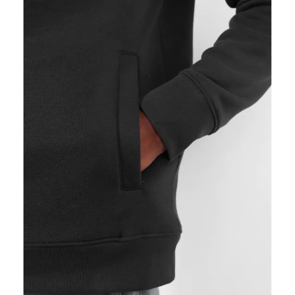 Oxbow  Zipped hoodie SPIRAL - Black