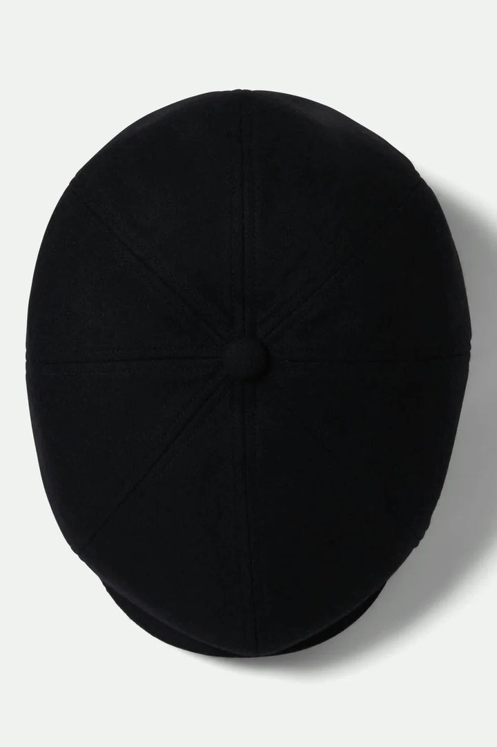 Casquette Brixton Brood en flanelle à pression - Noire 