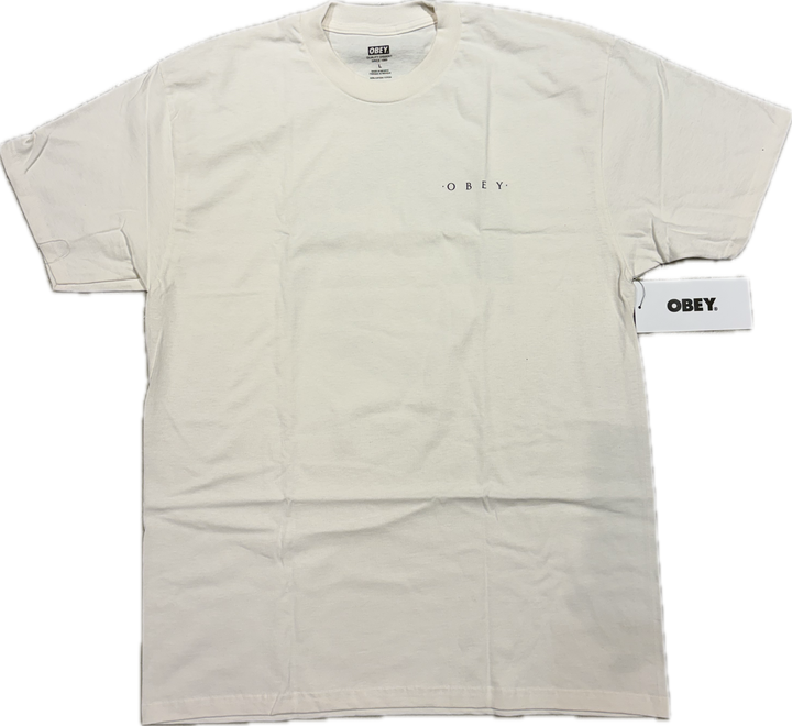 Obey ARCHITECTURE OF THE UNI CLASSIC T-SHIRT - Vintage White