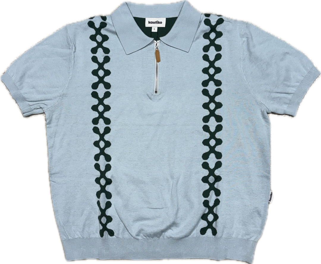Kaotiko Focus Polo Shirt - Blue