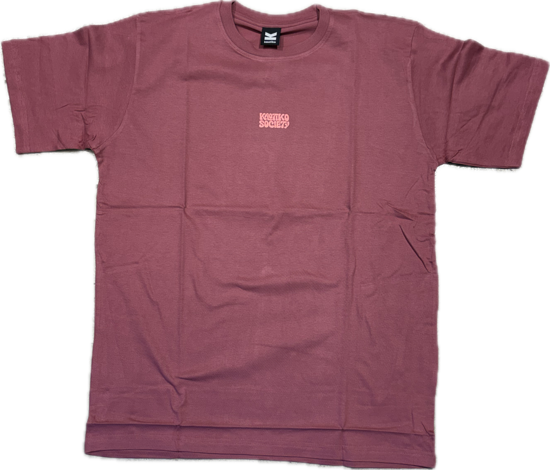 Kaotiko Focus On The Good T-Shirt - Burgundy