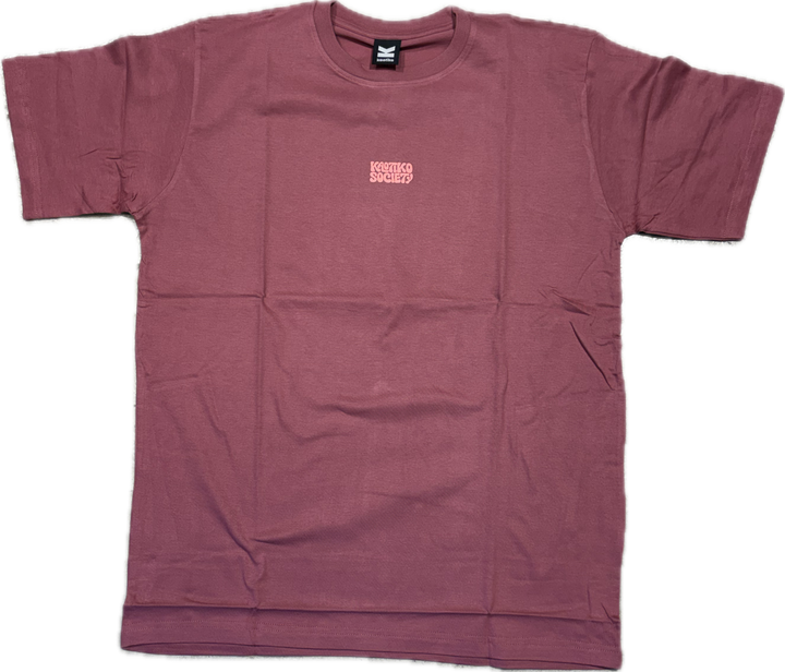 Kaotiko Focus On The Good T-Shirt - Burgundy