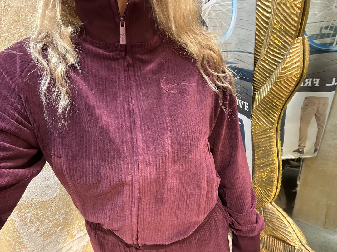 Karl Kani Signature Corduroy Cort Trackjacket - Plum