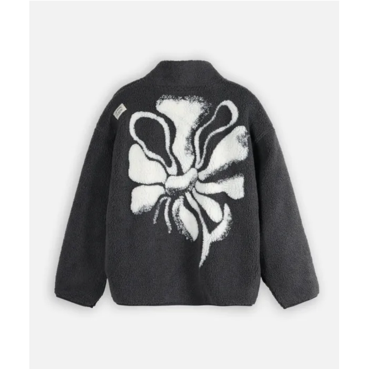 Oxbow Polar fleece WARPEDFLO - Black/White