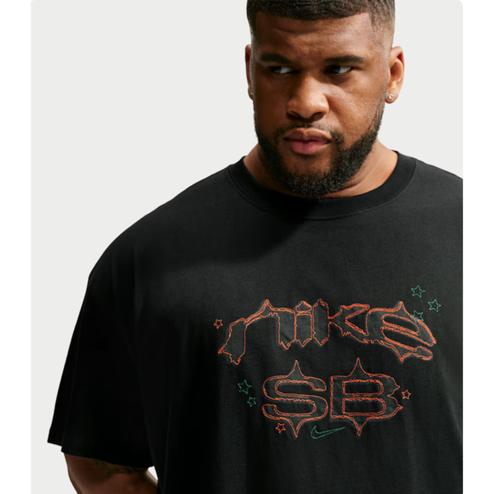 Nike SB T-shirt 4428 - Black/Orange 010