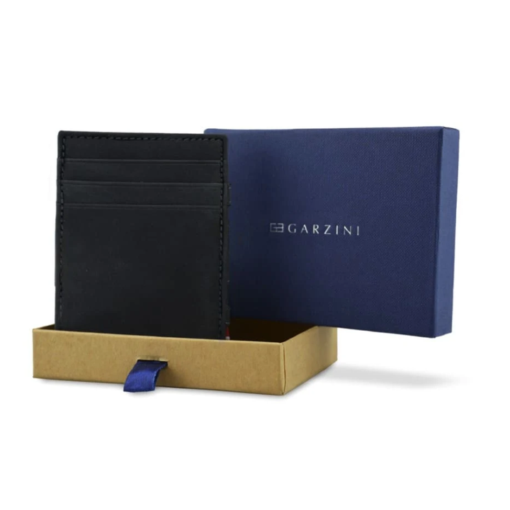 Garzini / Hunterson Essenzial Coin Magic Wallet 7 Cards - Carbon Black